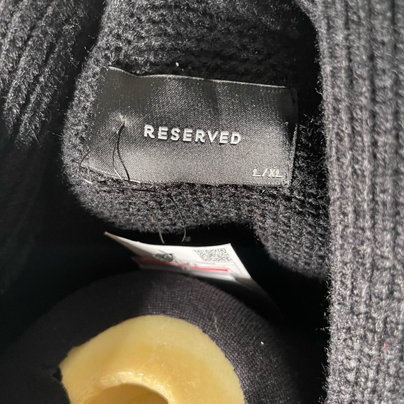 Reverse Long Cardigan black L/XL - Picture 4 of 4